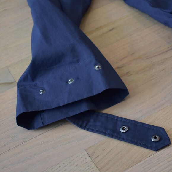 NWT Nordstrom Signature Cotton & Silk Crop Utility Jacket - Picture 4 of 14